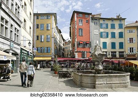 "Place du Plot, Le Puy en Velay, departure of Saint Jacques de Compostelle way, Haute Loire, Auvergne, France, Europe" View Large Photo Image Stock Image - "Place du Plot, Le Puy en Velay, departure of Saint Jacques de Compostelle way, Haute Loire, Auvergne, France, Europe". Fotosearch