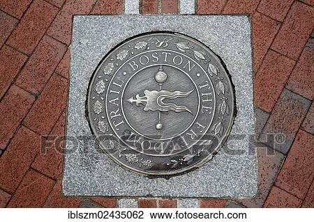"Plaque, Freedom Trail, Boston, Massachusetts, USA" View Large Photo Image Stock Image - "Plaque, Freedom Trail, Boston, Massachusetts, USA". Fotosearch