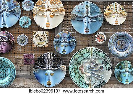 "Plates, pottery works, souvenirs, souvenir shop, Orvieto, Province of Terni, Umbria, Italy, Europe" View Large Photo Image Stock Photo - "Plates, pottery works, souvenirs, souvenir shop, Orvieto, Province of Terni, Umbria, Italy, Europe". Fotosearch