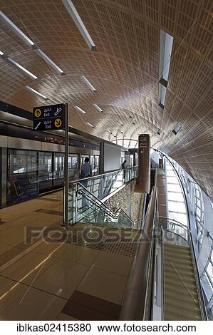 Platform with climate control doors, Metro Station, Dubai, United Arab Emirates, Middle East, Asia View Large Photo Image Stock Image - Platform with climate control doors, Metro Station, Dubai, United Arab Emirates, Middle East, Asia. Fotosearch