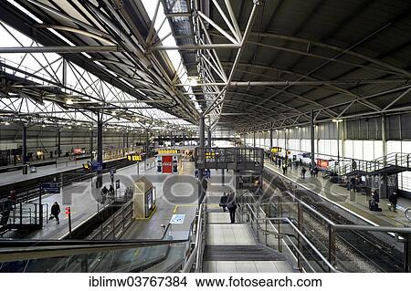 "Platforms and tracks of Leeds Main Station, City of Leeds, Leeds, West Yorkshire, England, United Kingdom, Europe" View Large Photo Image Picture - "Platforms and tracks of Leeds Main Station, City of Leeds, Leeds, West Yorkshire, England, United Kingdom, Europe". Fotosearch