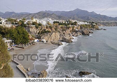 "Playa Calahonda, beach, Nerja, Malaga province, Costa del Sol, Andalusia, Spain, Europe" View Large Photo Image Stock Photograph - "Playa Calahonda, beach, Nerja, Malaga province, Costa del Sol, Andalusia, Spain, Europe". Fotosearch