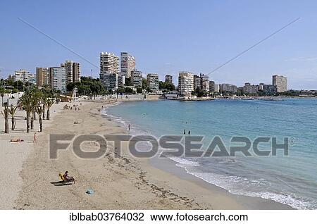 "Playa de la Albufereta, beach, La Albufereta, Alicante, Province of Alicante, Spain, Europe" View Large Photo Image Stock Image - "Playa de la Albufereta, beach, La Albufereta, Alicante, Province of Alicante, Spain, Europe". Fotosearch