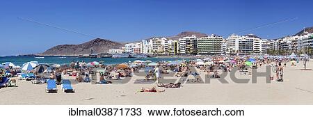"Playa de las Canteras, Las Canteras Beach, Las Palmas, Gran Canaria, Canary Islands, Spain, Europe" View Large Photo Image Stock Image - "Playa de las Canteras, Las Canteras Beach, Las Palmas, Gran Canaria, Canary Islands, Spain, Europe". Fotosearch