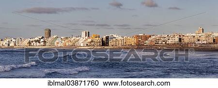 "Playa de las Canteras, Las Palmas, Gran Canaria, Canary Islands, Spain, Europe" View Large Photo Image Stock Image - "Playa de las Canteras, Las Palmas, Gran Canaria, Canary Islands, Spain, Europe". Fotosearch