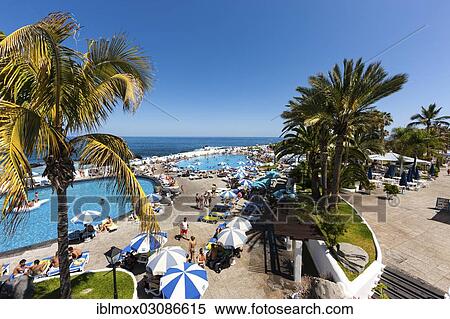 "Playa de Martianez designed by Cesar Manrique, Puerto de la Cruz, San Telmo, Puerto De La Cruz, Tenerife, Canary Islands, Spain, Europe" View Large Photo Image Stock Photography - "Playa de Martianez designed by Cesar Manrique, Puerto de la Cruz, San Telmo, Puerto De La Cruz, Tenerife, Canary Islands, Spain, Europe". Fotosearch