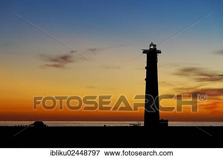Stock Photo - "Playa Jandia Lighthouse, South Coast, Fuerteventura, Canary Islands, Spain, Europe". Fotosearch