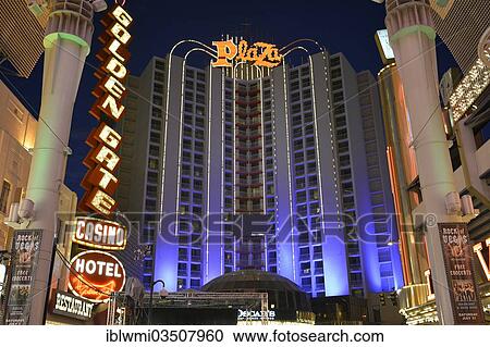 "Plaza Casino Hotel, Fremont Street Experience in old Las Vegas, downtown, Las Vegas, Nevada, United States, North America" View Large Photo Image Stock Image - "Plaza Casino Hotel, Fremont Street Experience in old Las Vegas, downtown, Las Vegas, Nevada, United States, North America". Fotosearch