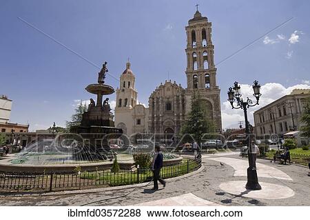 "Plaza de Armas square with a cathedral, Saltillo, Coahuila, Mexico, North America" View Large Photo Image Stock Photo - "Plaza de Armas square with a cathedral, Saltillo, Coahuila, Mexico, North America". Fotosearch