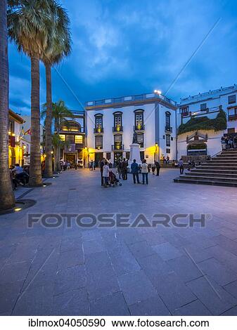 "Plaza de Espana, Santa Cruz de La Palma, Canary Islands, Spain, Europe" View Large Photo Image Stock Image - "Plaza de Espana, Santa Cruz de La Palma, Canary Islands, Spain, Europe". Fotosearch