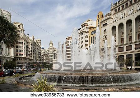 "Plaza del Ayuntamiento Town Hall Square, Valencia, Spain, Europe" View Large Photo Image Stock Image - "Plaza del Ayuntamiento Town Hall Square, Valencia, Spain, Europe". Fotosearch