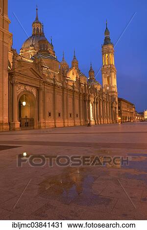 "Plaza del Pilar square, Basilica del Pilar, Zaragoza, Aragon, Spain, Europe" View Large Photo Image Stock Image - "Plaza del Pilar square, Basilica del Pilar, Zaragoza, Aragon, Spain, Europe". Fotosearch
