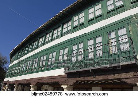 "Plaza Mayor main square, Almagro, Ciudad Real province, Route of Don Quixote, Castilla-La Mancha, Spain, Europe" View Large Photo Image Stock Photo - "Plaza Mayor main square, Almagro, Ciudad Real province, Route of Don Quixote, Castilla-La Mancha, Spain, Europe". Fotosearch
