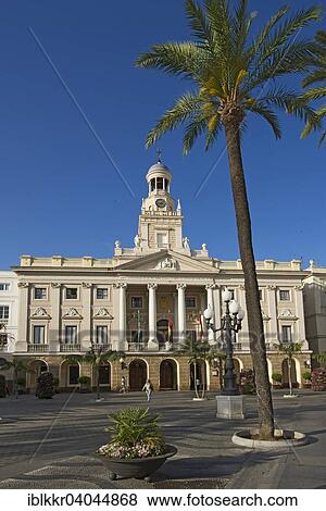 "Plaza San Juan de Dios with the Town Hall, Cadiz, Costa de la Luz, Andalusia, Spain, Europe" View Large Photo Image Stock Photo - "Plaza San Juan de Dios with the Town Hall, Cadiz, Costa de la Luz, Andalusia, Spain, Europe". Fotosearch