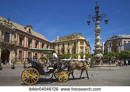 "Plaza Virgen de los Reyes, Barrio de Santa Cruz, Seville, Andalucia, Spain, Europe" View Large Photo Image Stock Photo - "Plaza Virgen de los Reyes, Barrio de Santa Cruz, Seville, Andalucia, Spain, Europe". Fotosearch
