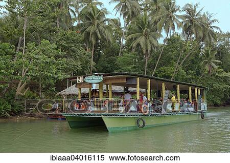 "Pleasure boat on the River Loboc, Bohol, Philippines, Asia" View Large Photo Image Stock Photography - "Pleasure boat on the River Loboc, Bohol, Philippines, Asia". Fotosearch