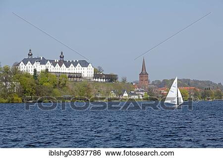 "Plon Castle, Grosser Ploner See or Lake Plon, Plon, Schleswig-Holstein, Germany, Europe" View Large Photo Image Stock Photograph - "Plon Castle, Grosser Ploner See or Lake Plon, Plon, Schleswig-Holstein, Germany, Europe". Fotosearch