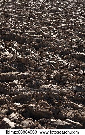 Stock Image - "Ploughed field, Bavaria, Germany, Europe". Fotosearch