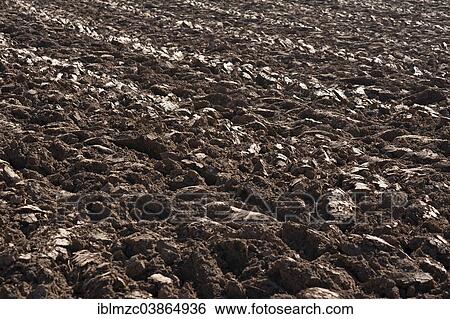 Stock Photograph - "Ploughed field, Bavaria, Germany, Europe". Fotosearch