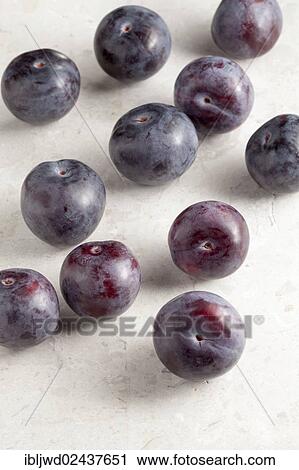 Stock Image - Plums. Fotosearch
