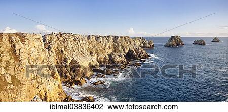 "Pointe de Penhir with the Tas de Pois, Crozon Peninsula, Departement Finistere, Brittany, France, Europe" View Large Photo Image Stock Image - "Pointe de Penhir with the Tas de Pois, Crozon Peninsula, Departement Finistere, Brittany, France, Europe". Fotosearch