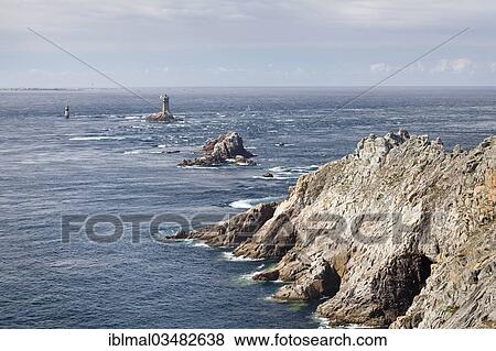 "Pointe du Raz with a lighthouse, Pointe du Raz, Sizun, Brittany, France, Europe" View Large Photo Image Stock Photo - "Pointe du Raz with a lighthouse, Pointe du Raz, Sizun, Brittany, France, Europe". Fotosearch