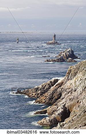 "Pointe du Raz with a lighthouse, Pointe du Raz, Sizun, Brittany, France, Europe" View Large Photo Image Stock Photograph - "Pointe du Raz with a lighthouse, Pointe du Raz, Sizun, Brittany, France, Europe". Fotosearch