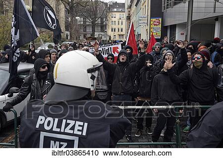 "Police officers at in the counter-demonstration against the neo-Nazi demo, Koblenz, Rhineland-Palatinate, Germany, Europe" View Large Photo Image Stock Image - "Police officers at in the counter-demonstration against the neo-Nazi demo, Koblenz, Rhineland-Palatinate, Germany, Europe". Fotosearch