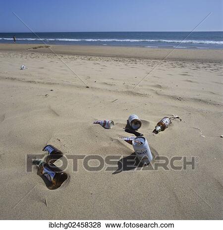 "Pollution on the beach, Atlantic coast, France, Europe" View Large Photo Image Stock Photo - "Pollution on the beach, Atlantic coast, France, Europe". Fotosearch