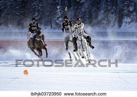 "Polo tournament, 28th St. Moritz Polo World Cup on Snow on the frozen Lake St. Moritz, St. Moritz, Engadin, Graubunden, Switzerland, Europe" View Large Photo Image Stock Image - "Polo tournament, 28th St. Moritz Polo World Cup on Snow on the frozen Lake St. Moritz, St. Moritz, Engadin, Graubunden, Switzerland, Europe". Fotosearch
