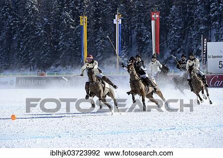 "Polo tournament, 28th St. Moritz Polo World Cup on Snow on the frozen Lake St. Moritz, St. Moritz, Engadin, Graubunden, Switzerland, Europe" View Large Photo Image Stock Image - "Polo tournament, 28th St. Moritz Polo World Cup on Snow on the frozen Lake St. Moritz, St. Moritz, Engadin, Graubunden, Switzerland, Europe". Fotosearch