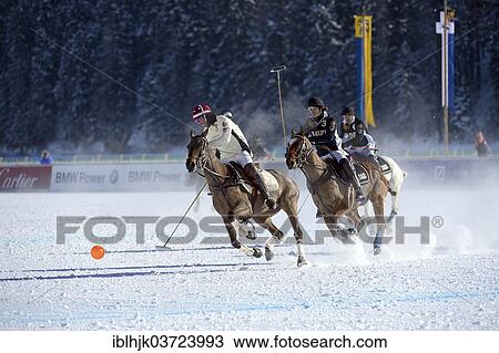"Polo tournament, 28th St. Moritz Polo World Cup on Snow on the frozen Lake St. Moritz, St. Moritz, Engadin, Graubunden, Switzerland, Europe" View Large Photo Image Stock Image - "Polo tournament, 28th St. Moritz Polo World Cup on Snow on the frozen Lake St. Moritz, St. Moritz, Engadin, Graubunden, Switzerland, Europe". Fotosearch
