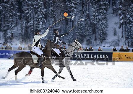 "Polo tournament, 28th St. Moritz Polo World Cup on Snow on the frozen Lake St. Moritz, Engadin, Graubunden, Switzerland, Europe" View Large Photo Image Stock Photo - "Polo tournament, 28th St. Moritz Polo World Cup on Snow on the frozen Lake St. Moritz, Engadin, Graubunden, Switzerland, Europe". Fotosearch