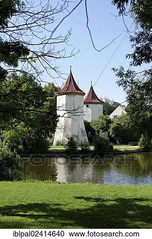 Pond, Blutenburg Castle, Pasing, Munich, Bavaria, Germany, Europe View Large Photo Image Stock Image - Pond, Blutenburg Castle, Pasing, Munich, Bavaria, Germany, Europe. Fotosearch