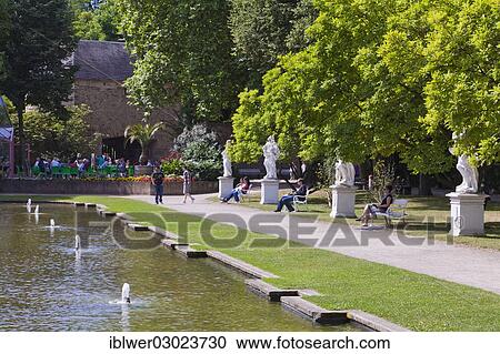 "Pond in the palace gardens, Electoral Palace, city centre, Trier, Rhineland-Palatinate, Germany, Europe" View Large Photo Image Stock Image - "Pond in the palace gardens, Electoral Palace, city centre, Trier, Rhineland-Palatinate, Germany, Europe". Fotosearch