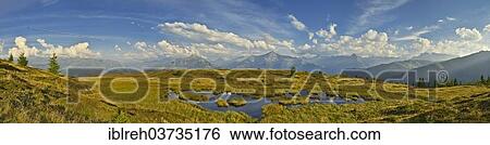 Stock Photograph - "Pond on Melchboden Mountain, Zillertal Alps at the rear, Kalberboden, Zillertal valley, Tyrol, Austria, Europe". Fotosearch