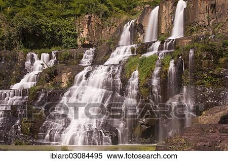 "Pongour waterfall, Zentrales Hochland, Dalat, Sudostasien, Vietnam, Asia" View Large Photo Image Stock Photography - "Pongour waterfall, Zentrales Hochland, Dalat, Sudostasien, Vietnam, Asia". Fotosearch