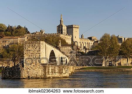 "Pont Benezet and the Palais des Papes, Papal Palace, Avignon, Provence region, Departement Vaucluse, France, Europe" View Large Photo Image Stock Image - "Pont Benezet and the Palais des Papes, Papal Palace, Avignon, Provence region, Departement Vaucluse, France, Europe". Fotosearch