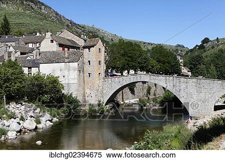 "Pont de Montvert, Tarn Valley, The Causses and the Cevennes, UNESCO World Heritage, Cevennes National Park, Parc National des Cevennes, Lozere, Languedoc Roussillon, France, Europe" View Large Photo Image Stock Photography - "Pont de Montvert, Tarn Valley, The Causses and the Cevennes, UNESCO World Heritage, Cevennes National Park, Parc National des Cevennes, Lozere, Languedoc Roussillon, France, Europe". Fotosearch