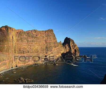 "Ponta do Castelo cliffs, Ponta do Castelo, Madeira, Portugal, Europe" View Large Photo Image Stock Photo - "Ponta do Castelo cliffs, Ponta do Castelo, Madeira, Portugal, Europe". Fotosearch