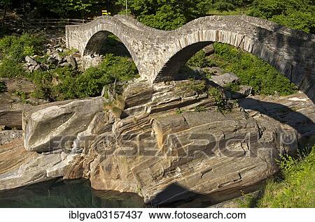 "Ponte dei Salti, historic Roman bridge with double arches crossing the Verzasca River, Verzascatal, Lavertezzo, Kanton Tessin, Switzerland, Europe" View Large Photo Image Stock Photo - "Ponte dei Salti, historic Roman bridge with double arches crossing the Verzasca River, Verzascatal, Lavertezzo, Kanton Tessin, Switzerland, Europe". Fotosearch