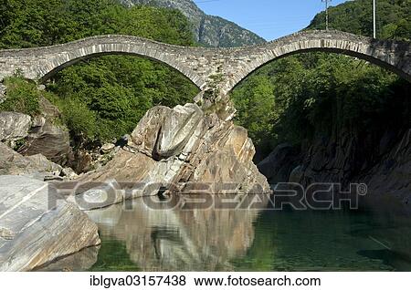 "Ponte dei Salti, historic Roman bridge with double arches crossing the Verzasca River, Verzascatal, Lavertezzo, Kanton Tessin, Switzerland, Europe" View Large Photo Image Stock Photo - "Ponte dei Salti, historic Roman bridge with double arches crossing the Verzasca River, Verzascatal, Lavertezzo, Kanton Tessin, Switzerland, Europe". Fotosearch
