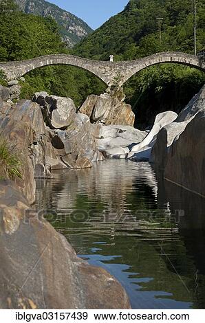 "Ponte dei Salti, historic Roman bridge with double arches crossing the Verzasca River, Verzascatal, Lavertezzo, Kanton Tessin, Switzerland, Europe" View Large Photo Image Stock Photo - "Ponte dei Salti, historic Roman bridge with double arches crossing the Verzasca River, Verzascatal, Lavertezzo, Kanton Tessin, Switzerland, Europe". Fotosearch