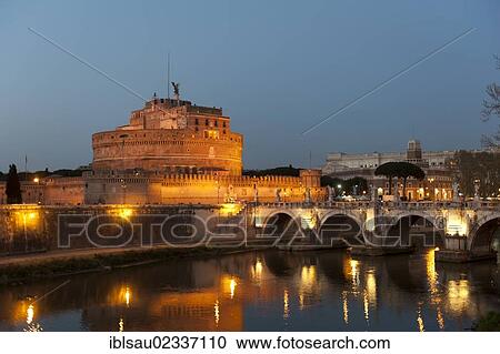 "Ponte Sant'Angelo bridge and Castel Sant'Angelo castle in the evening light, Rome, Lazio, Italy, Southern Europe, Europe" View Large Photo Image Stock Image - "Ponte Sant'Angelo bridge and Castel Sant'Angelo castle in the evening light, Rome, Lazio, Italy, Southern Europe, Europe". Fotosearch