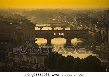 "Ponte Vecchio bridge, Arno River, sunset, Florence, Tuscany, Italy, Europe" View Large Photo Image Stock Image - "Ponte Vecchio bridge, Arno River, sunset, Florence, Tuscany, Italy, Europe". Fotosearch