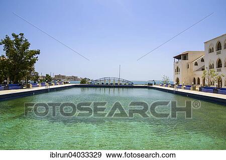 Stock Photo - "Pool of a luxury hotel, Massawa, Eritrea, Africa". Fotosearch