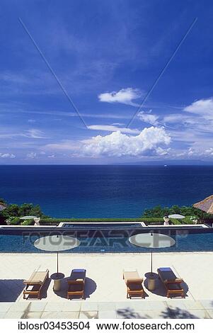 "Pool with sea view, Manggis, Padang Bai, Bali, Indonesia, Asia" View Large Photo Image Picture - "Pool with sea view, Manggis, Padang Bai, Bali, Indonesia, Asia". Fotosearch