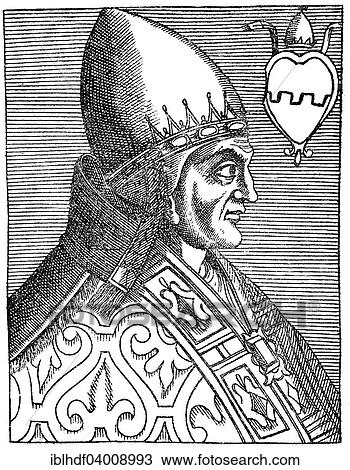 Pope Gregory X Or Gregorius X C A 1210 1276 Born Teobaldo Visconti Was Pope From 1271 To 1276 Gregor X Historical Illustration Stock Image Iblhdf Fotosearch