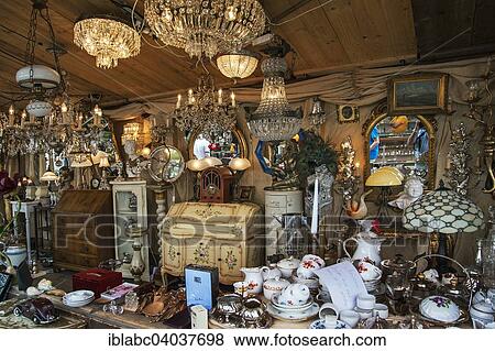 "Porcelain, chandeliers and knick-knacks, Auer Dult fair, Munich, Upper Bavaria, Bavaria, Germany, Europe" View Large Photo Image Stock Photo - "Porcelain, chandeliers and knick-knacks, Auer Dult fair, Munich, Upper Bavaria, Bavaria, Germany, Europe". Fotosearch