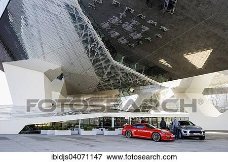 "Porsche Museum, designed by architect Delugan Meissl, Stuttgart, Baden-Wurttemberg, Germany, Europe" View Large Photo Image Stock Photo - "Porsche Museum, designed by architect Delugan Meissl, Stuttgart, Baden-Wurttemberg, Germany, Europe". Fotosearch